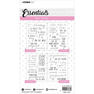 Studio Light Essentials Clear Stamp Set Nr. 175
