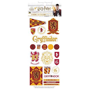 Paper House Harry Potter Foiled Stickers Gryffindor