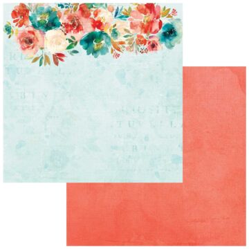49 and Market ARToptions Alena Double-Sided Cardstock 12"X12"-Full Bloom