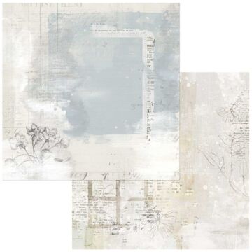 49 and Market Vintage Artistry Serenity Double-Sided Cardstock 12"X12"-Subtleties
