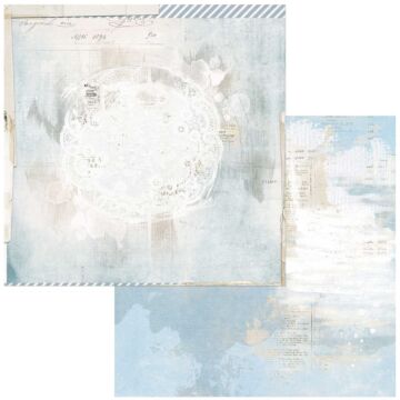 49 and Market Vintage Artistry Serenity Double-Sided Cardstock 12"X12"-Peaceful Notions