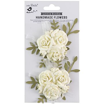 Little Birdie Arion Paper Flowers 2/Pkg-Amor Mio