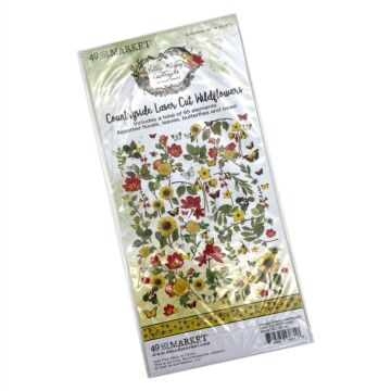 49 and Market Vintage Artistry Countryside Laser Cut Outs-Wildflowers