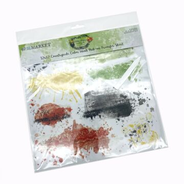 49 and Market Vintage Artistry Countryside Rub-Ons 12"X12" 1/Sheet-Color Wash