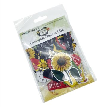 49 And Market Vintage Artistry Countryside Chipboard Bits-63/Pkg