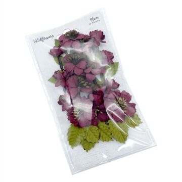 49 and Market 49 And Market Wildflowers Paper Flowers-Plum