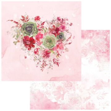49 and Market ARToptions Rouge Double-Sided Cardstock 12"X12"-Infatuation