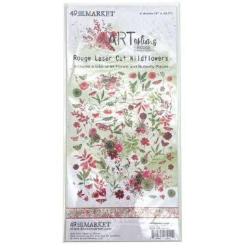 49 And Market ARToptions Rouge Laser Cut Outs-Wildflowers