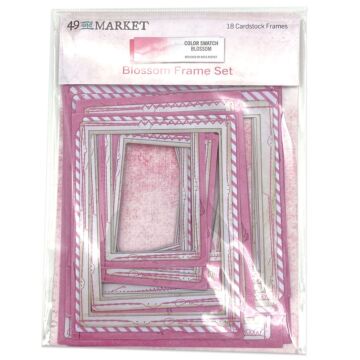 49 and Market Color Swatch: Blossom Frame Set-18/Pkg