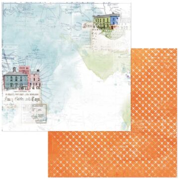 49 and Market Vintage Artistry Everywhere Double-Sided Cardstock 12"X12"-Pilgrimage