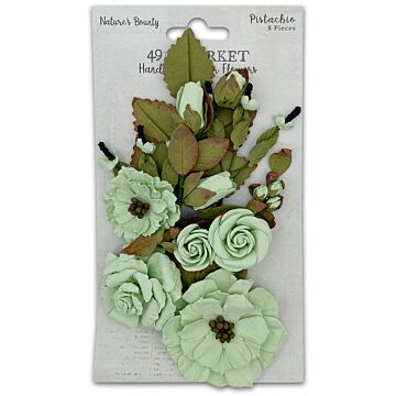 49 and Market 49 And Market Nature's Bounty Paper Flowers-Pistachio