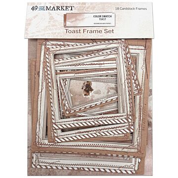 49 and Market Color Swatch: Toast Frame Set-18/Pkg