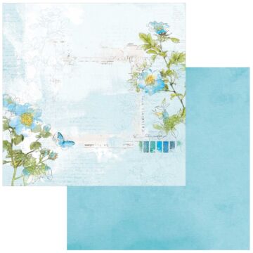 49 and Market Color Swatch: Ocean Double-Sided Cardstock 12"X12"-#1