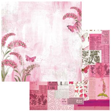 49 and Market Spectrum Gardenia Double-Sided Cardstock 12"X12"-Classics- Pink Skies