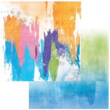 49 and Market Spectrum Gardenia Double-Sided Cardstock 12"X12"-Classics- Euphoria