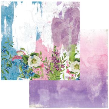 49 and Market Spectrum Gardenia Double-Sided Cardstock 12"X12"-Classics- Floral Serenade