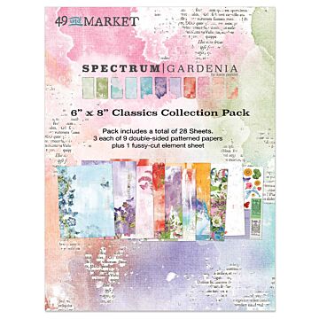 49 and Market 49 And Market Collection Pack 6"X8"-Spectrum Gardenia Classics