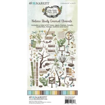 49 and Market Nature Study Laser Cut Outs-Elements