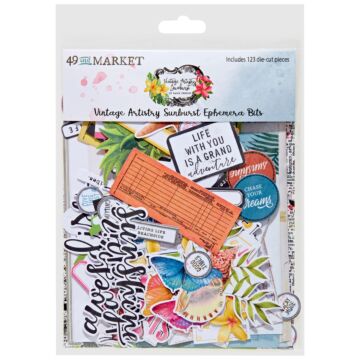 49 And Market Ephemera Bits-Vintage Artistry Sunburst