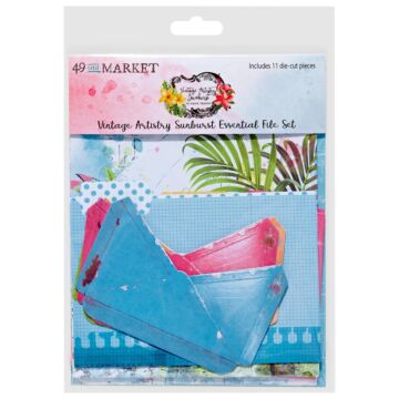 49 and Market 49 And Market Vintage Artistry Sunburst Ephemera-File Essentials