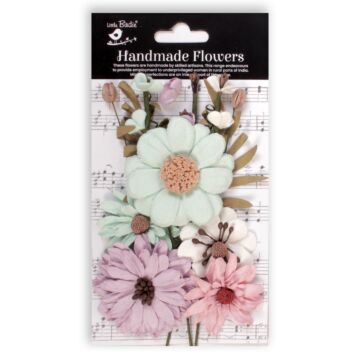 Little Birdie Heleen Paper Flowers 12/Pkg-Fairy Garden