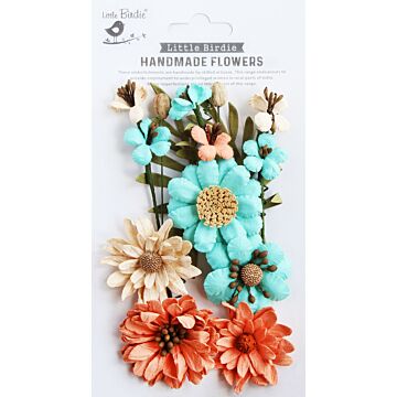 Little Birdie Heleen Paper Flowers 12/Pkg-Sun & Rain