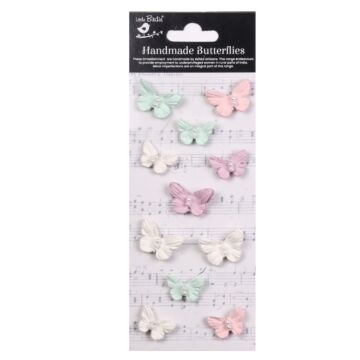 Little Birdie Pearl Butterflies 11/Pkg-Fairy Garden