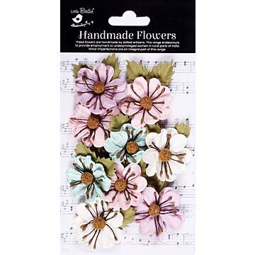Little Birdie Wendy Paper Flowers 9/Pkg-Fairy Garden