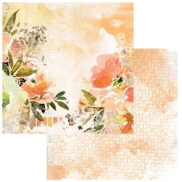 49 and Market Color Swatch: Peach Double-Sided Cardstock 12"X12"-#3
