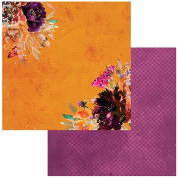 49 and Market ARToptions Spice Double-Sided Cardstock 12"X12"-Persimmon