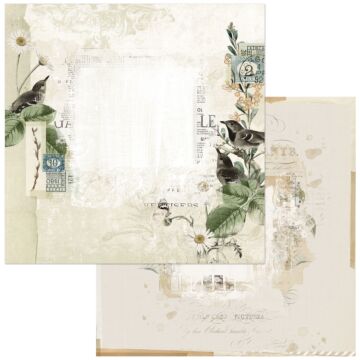 49 and Market Vintage Artistry Moonlit Garden Double-Sided Cardstock 12X12-Thoughtful