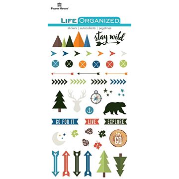 Paper House Great Outdoors Epoxy Sticker