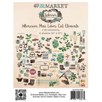 49 And Market Mini Laser Cut Outs-Wherever
