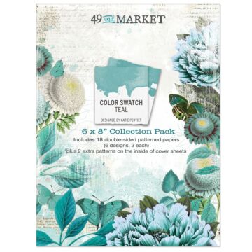 49 And Market Collection Pack 6"X8"-Color Swatch: Teal