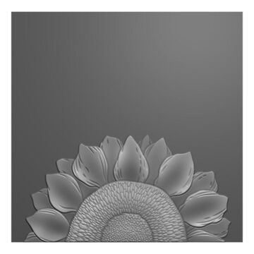 Stamps By Me High Definition 3D Embossing Folder 6"X6"-Sunshine