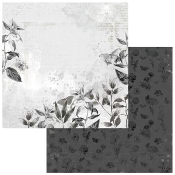 49 and Market Color Swatch: Charcoal Double-Sided Cardstock 12"X12"-#1