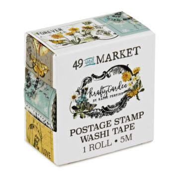49 And Market Washi Tape Roll-Postage, Krafty Garden