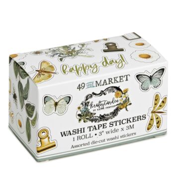 49 And Market Krafty Garden Washi Sticker Roll-1 Roll