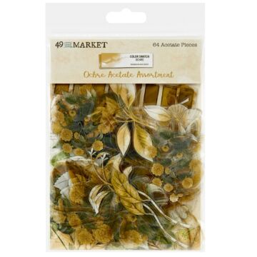 49 And Market Color Swatch: Ochre Acetate Assortment-64/Pkg