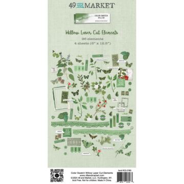 49 and Market Color Swatch: Willow Laser Cut Outs-Elements
