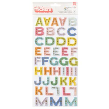 American Crafts Paige Evans Adventurous Thickers-Alphabet
