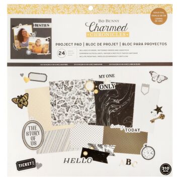 BoBunny Bo Bunny Charmed Chronicles Project Pad 12"X12"-24 Sheets