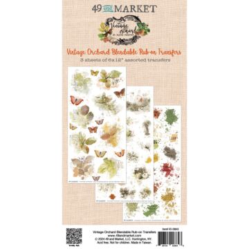 49 And Market Rub-On Transfer Set-Vintage Orchard Blendable