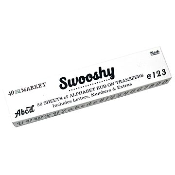 49 And Market Rub-On Transfer-Swooshy