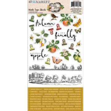 49 And Market Washi Sheets-Vintage Orchard