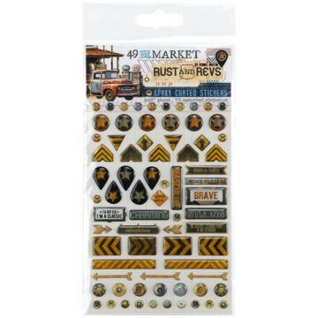 49 And Market Epoxy Stickers - Rust And Revs Wishing Bubble by 49 and Market