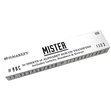 49 And Market Rub-On Transfer-Mister