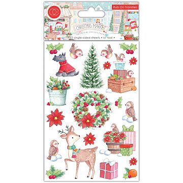 Craft Consortium Rub-Ons - Christmas Market by Craft Consortium
