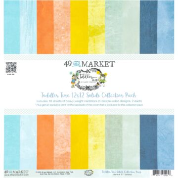 49 & Market Collection Pack 12"X12" - Toddler Time Solids by 49 and Market