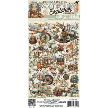 49 And Market Laser Cut Outs-Elements, Wanderlust Explorer